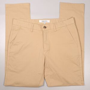 Collars & Co. Men’s Beige Chino Pants — Slim Straight Fit